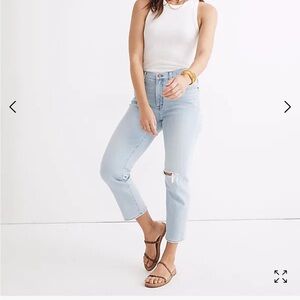 Madewell mid-ruse straight Jean